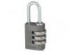 Abus 145/20 Titanium Combination Aluminium Padlock 46576