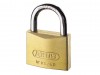 Abus 85/30 Brass Padlock Carded