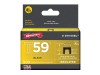 Arrow Insulated Staples (300) 6x6mm - Black