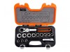 Bahco S140T Pass-through Socket Set, 14 Piece
