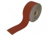 Faithfull Aluminium Oxide Paper Roll Red Heavy Duty  115 mm x 50M 40G