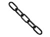 Faithfull Black Japanned Chain 4.0mm X 2.5M