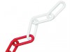 Faithfull Plastic Chain 8mm 12.5M Red / White 