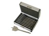 Faithfull Flat Bit Set 8pc in Wooden Box