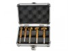 Faithfull Forstner Bit Set 5 Piece in Aluminium Case