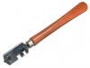 Faithfull Six Wheel Glasscutter Tungsten Carbide - Wood Handle