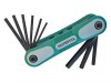 Faithfull Folding Hex Key Set 9 A/F