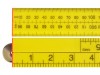 Faithfull Folding Rule Yellow Abs Plastic 1mtr