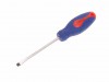 Faithfull Slotted Flared Soft Grip Screwdriver 100mm x 5.5mm