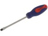 Faithfull Soft Grip Screw Driver Flared 125mm x 6.5mm