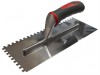 Faithfull Soft Grip Notched Trowel Stainless Steel 11 x 4 1/2in