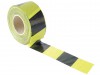 Faithfull Barrier Tape 70mm x 500m Black/yellow