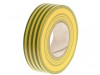 Faithfull 2702 PVC Electricial Tape 19 mm x 20m - Green / Yellow