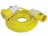 Faithfull Power Plus Trailing Lead 14 metre x 1.5mm 110 Volt with Plug & Socket