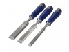 Irwin Marples M444 Blue Chip Bevel Edge Chisel - Set of 3