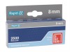 Rapid 53/10b Galvanised Staples Pack of 2500 Boxed