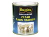 Quick Dry Coloured Varnish Satin 1 litre clear