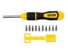 Stanley Multibit Ratchet Screwdriver with 10 Bits 0-68-010