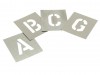 Stencils Set of Zinc Stencils - Letters 1.1/2in