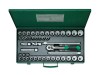 Stahlwille Socket Set 1/2 Inch Drive Bi Hexagon 45 Piece AF / Metric