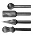 Bosch 4-piece freehand router set 6 mm, 13; 13; 13; 13 mm (Pack Of 4) 1609200314