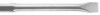 Bosch Flat chisel, 30-mm hex shank (Single) 2608690112