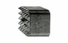 Bosch Bush hammer head for toolholder 1 618 609 003|Dimensions 60 x 60 mm, number of teeth 5 x 5 (Single) 1618623205