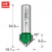 TREND C044AX1/2TC CHAMFER CUTTER 45 DEG X 19MM   DIA 