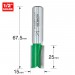 TREND C024AX1/2TC TWO FLUTE 15MM DIA X 25MM CUT      
