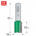 TREND C028AX1/2TC TWO FLUTE 18MM DIA X 25MM CUT      