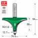 TREND C079CX1/2TC B/GUIDED OVOLO 31.8MM RAD          