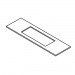 TREND WP-LOCK/T/4 LOCK TEMPLATE 25.4X128MM FACEPLATE 
